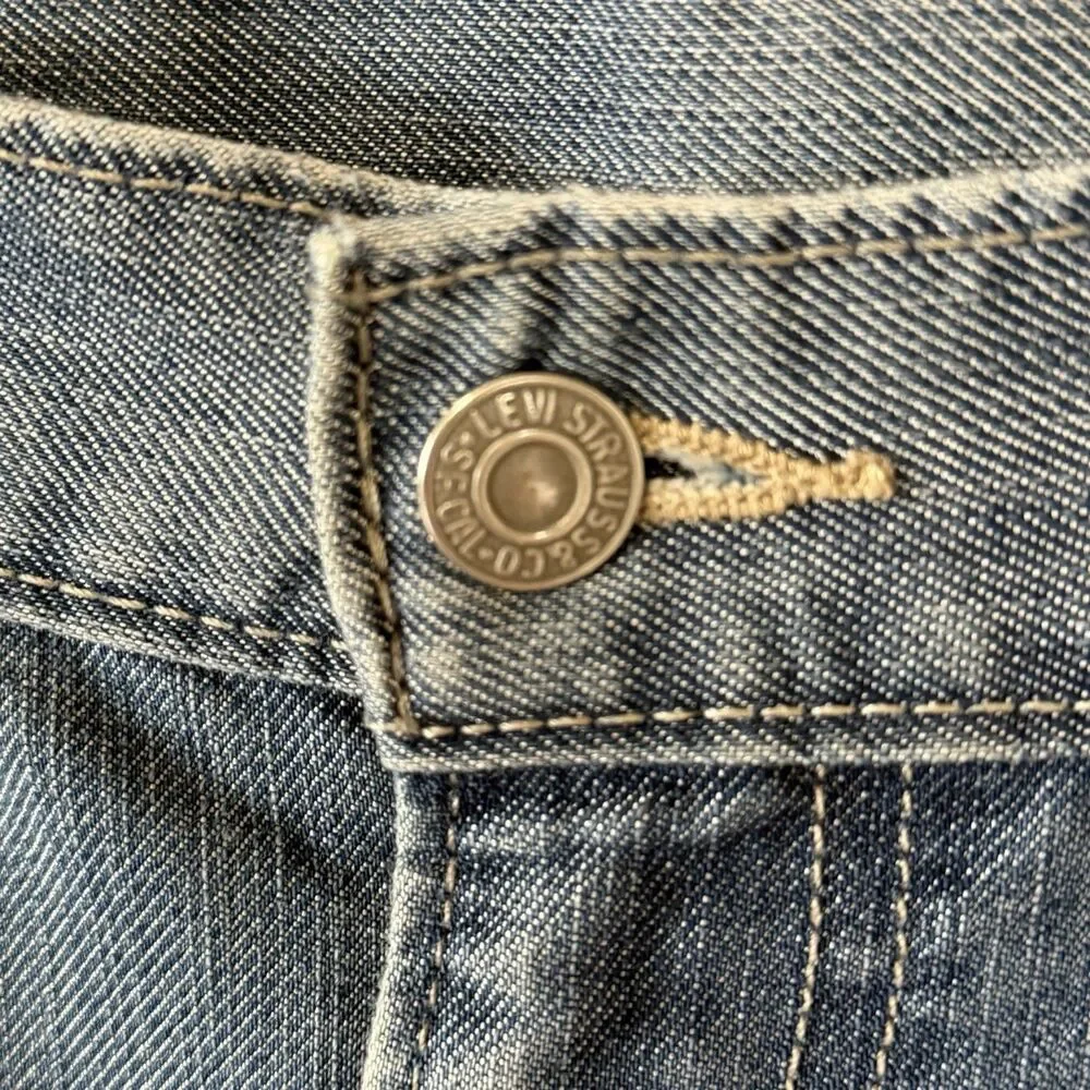 Men's Levi's 514 Straight Leg‎ Jeans Blue Jeans Size 38 x 33
